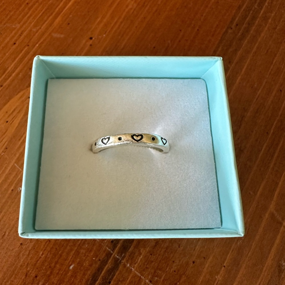 James Avery heart band.